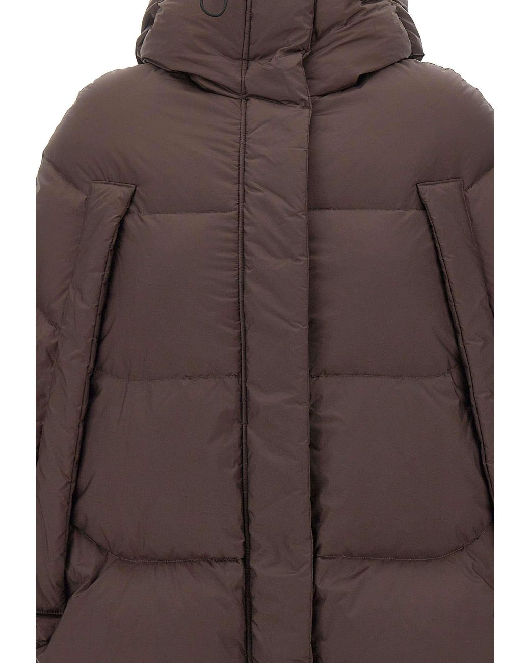 Tatras Brown Cape-Style Down Jacket