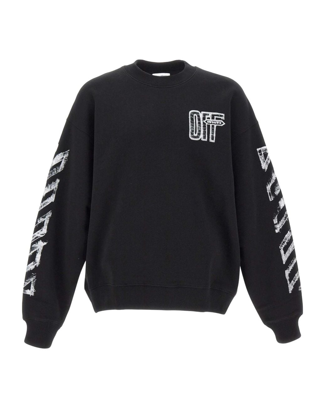 Off-White c/o Virgil Abloh Blue Motion Arrow Skate Sweatshirt for men