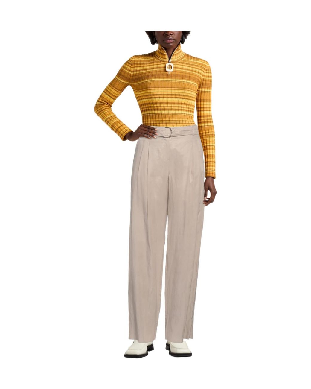 Max Mara White Casual Trousers