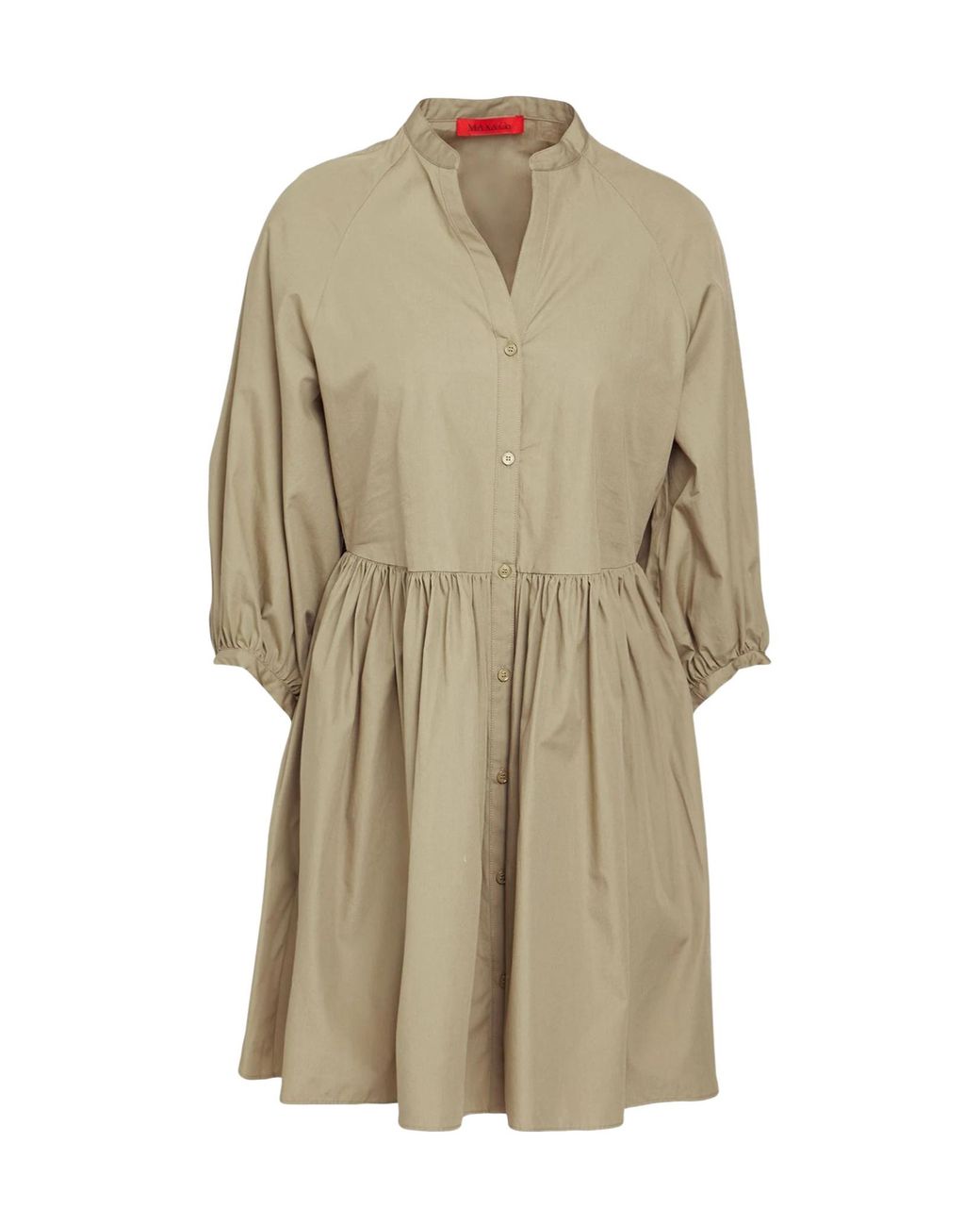 MAX&Co. Natural Shirt Dresses