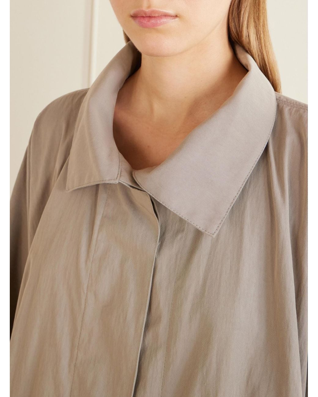 Magda Butrym Gray Classic Trench Coat