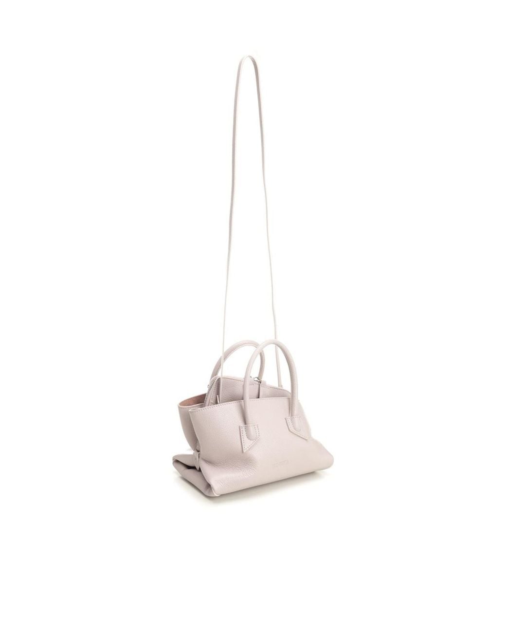 The Attico Gray The La Passeggiata Mini Top Handle Bag