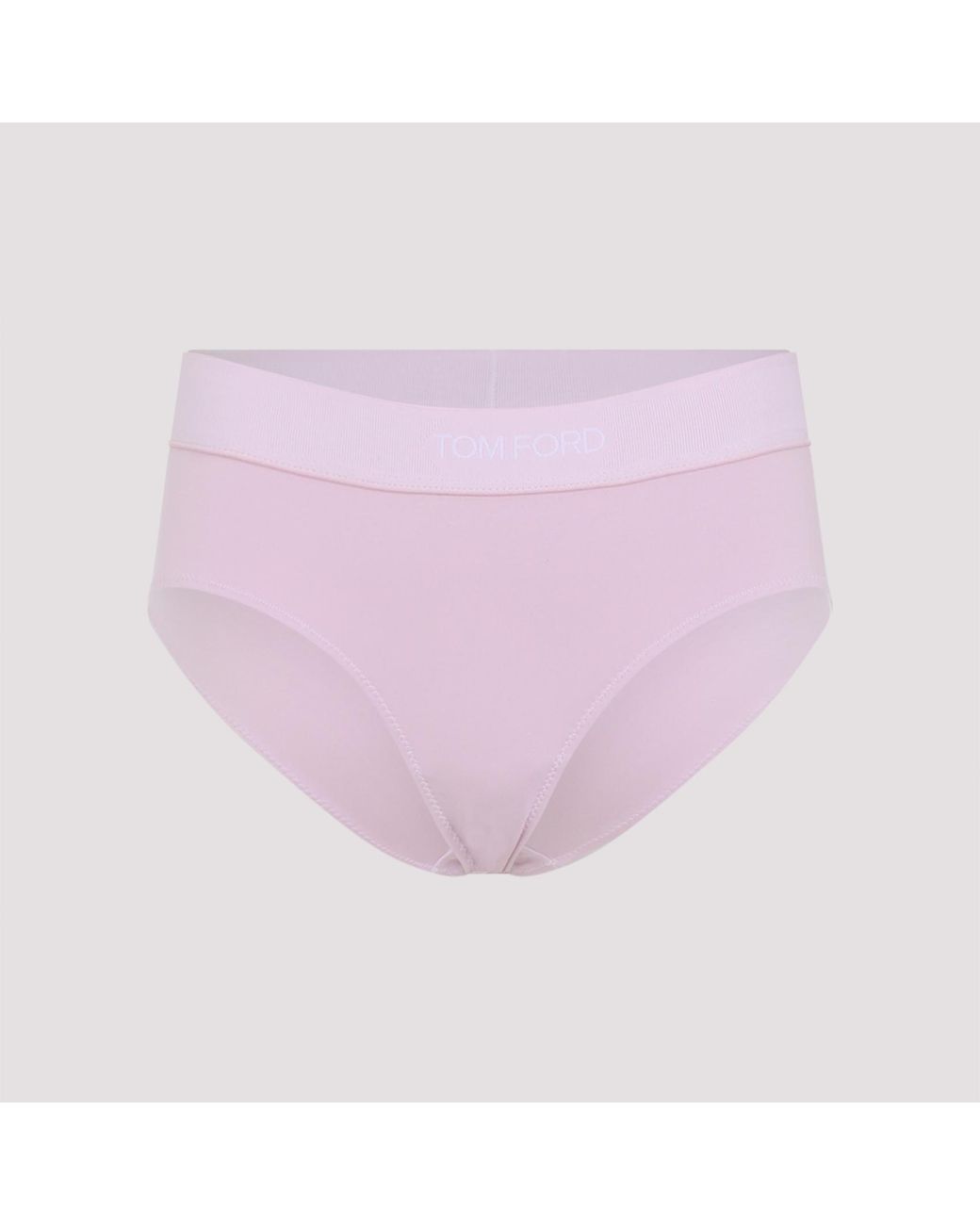 Tom Ford Pink Logo Waistband Briefs