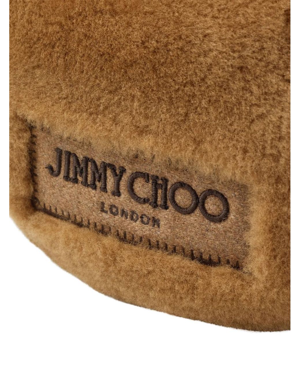 Jimmy Choo Brown Logo Shoulder Bag