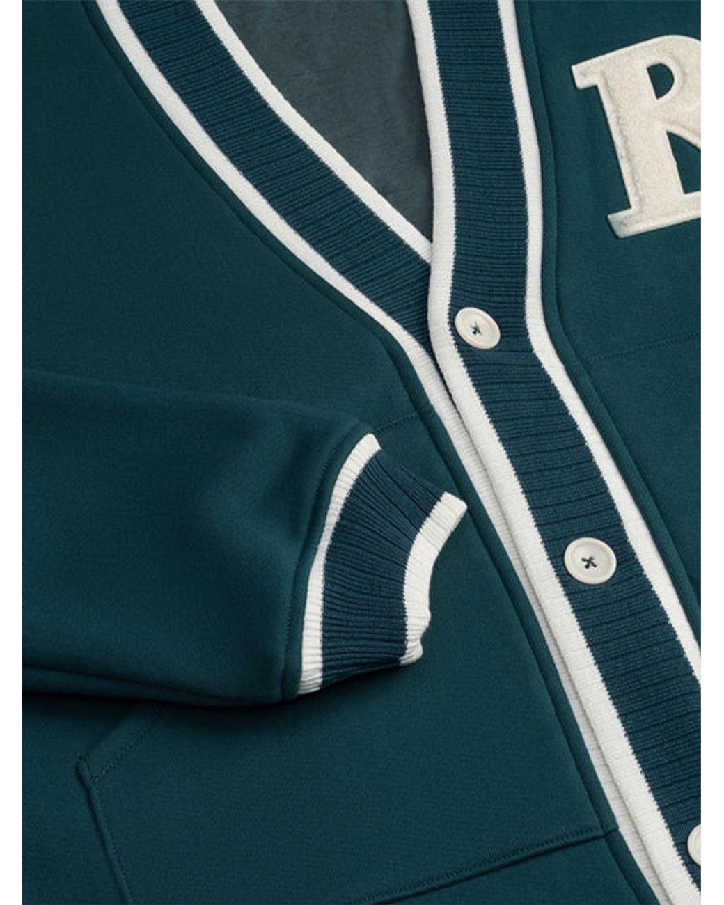 Rhude Blue Long-Sleeved Sweater for men