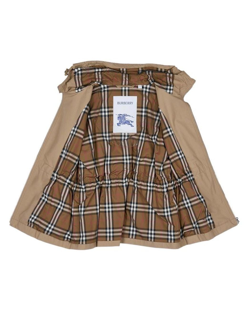 Burberry Natural Long-Sleeved Casual Jacket
