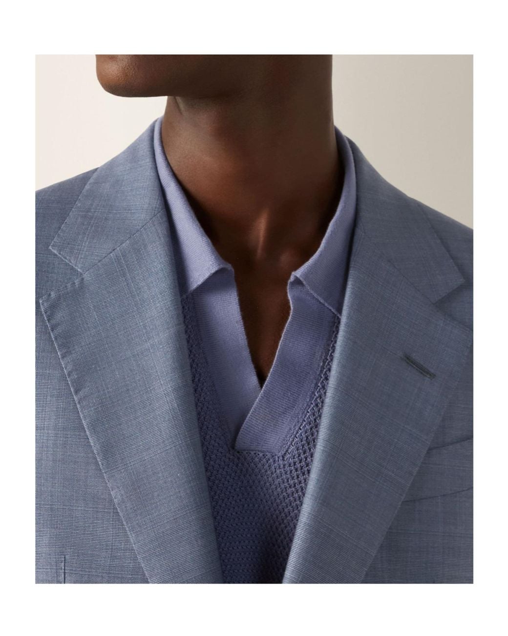 Zegna Blue Light Centoventimila Wool Suit for men