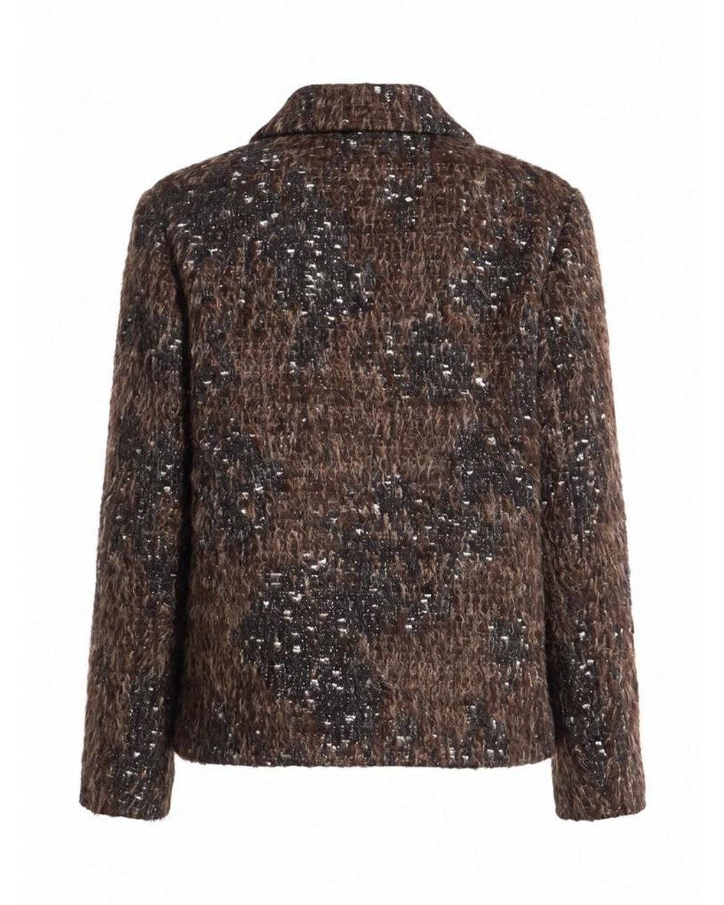Peserico Brown Zipped Jacket