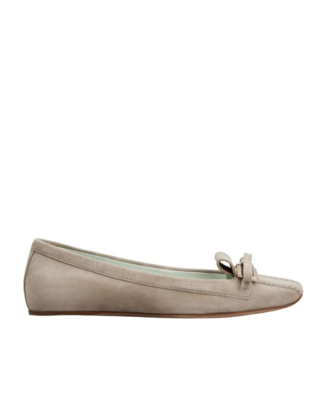 Roger Vivier Brown Virgule Ballerinas