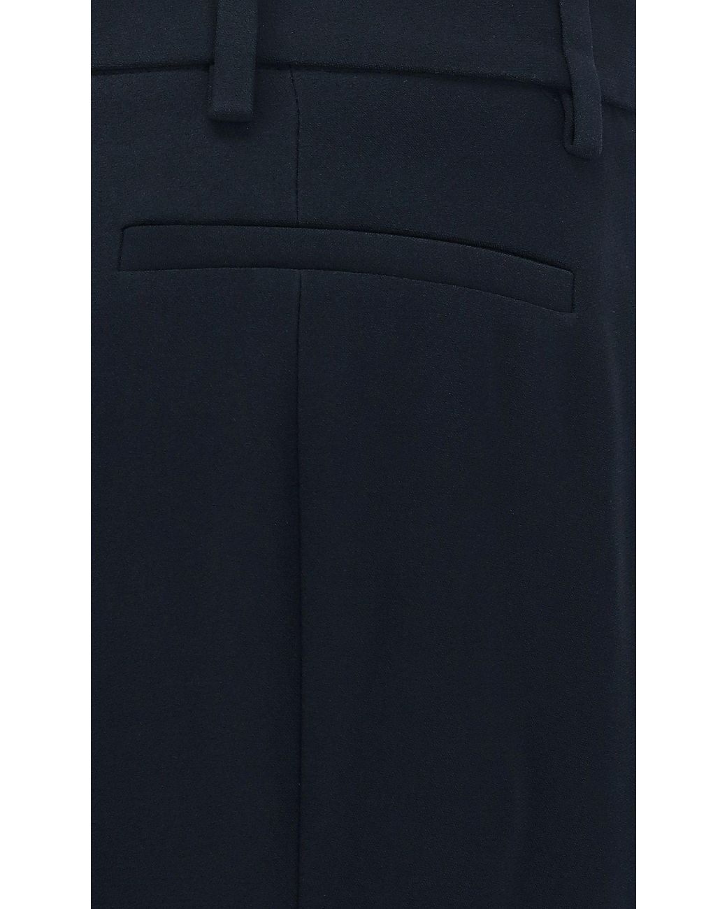 McQueen Black Tailored Flared Pants