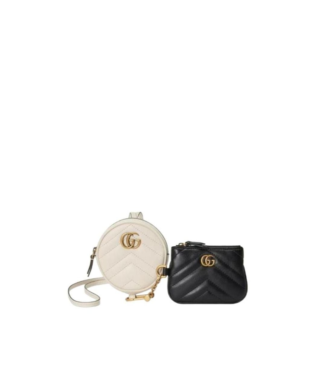 Gucci Multicolor Gg Marmont Neck Strap Pouch