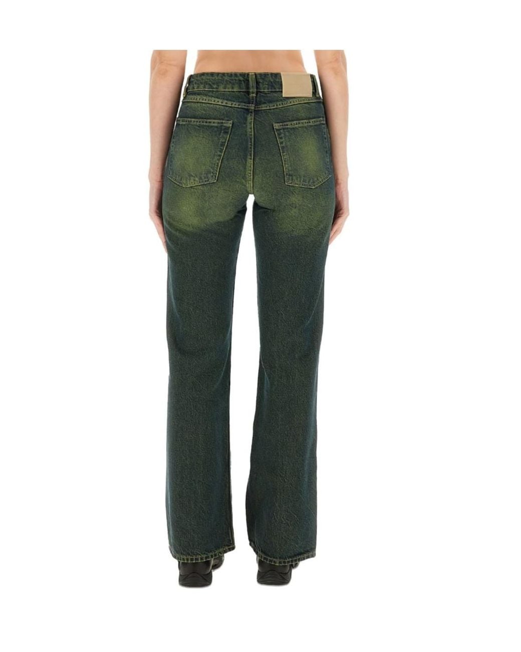 Our Legacy Green Jeans With Belt Loops