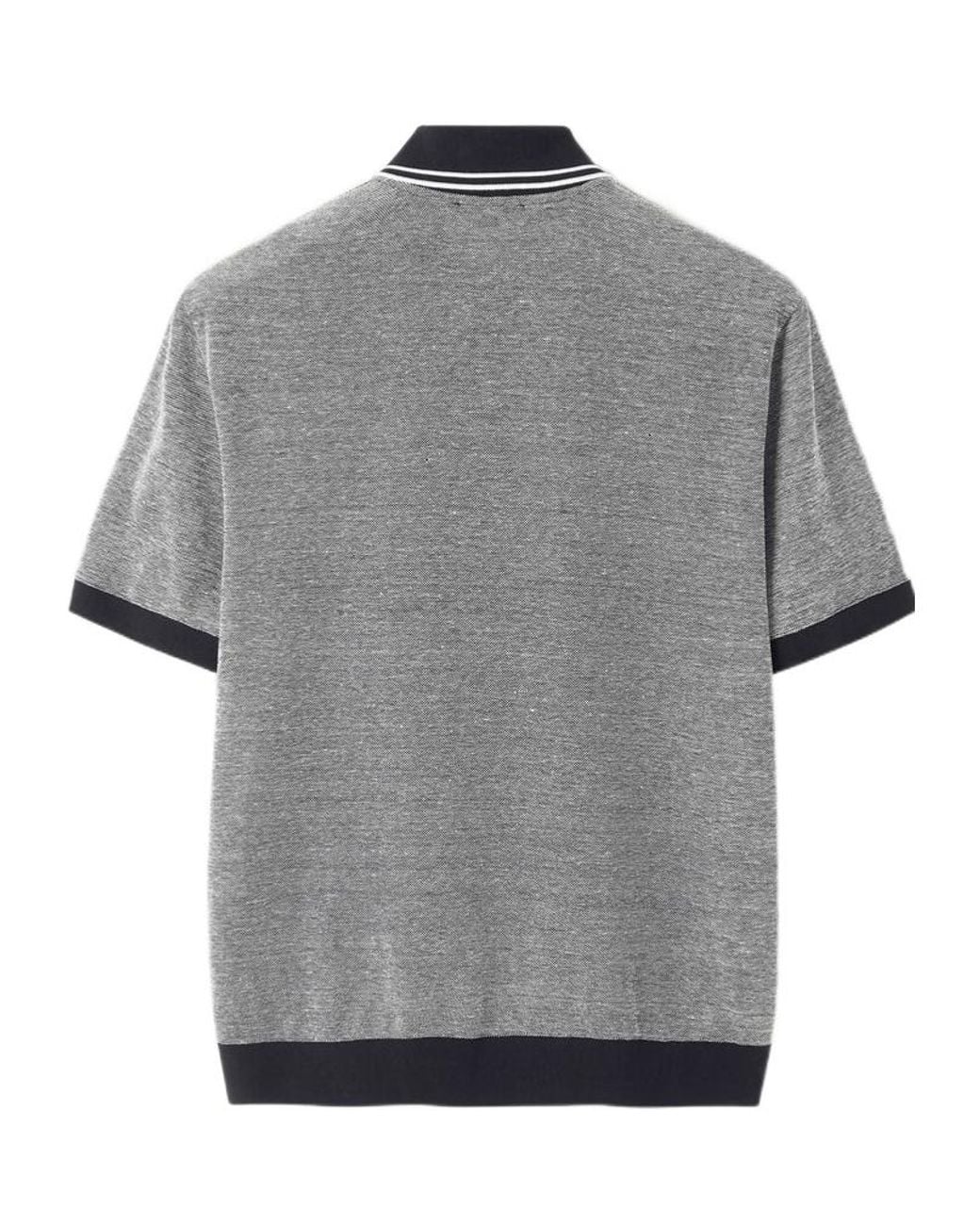 Loro Piana Gray Sciabecco Polo Shirt for men