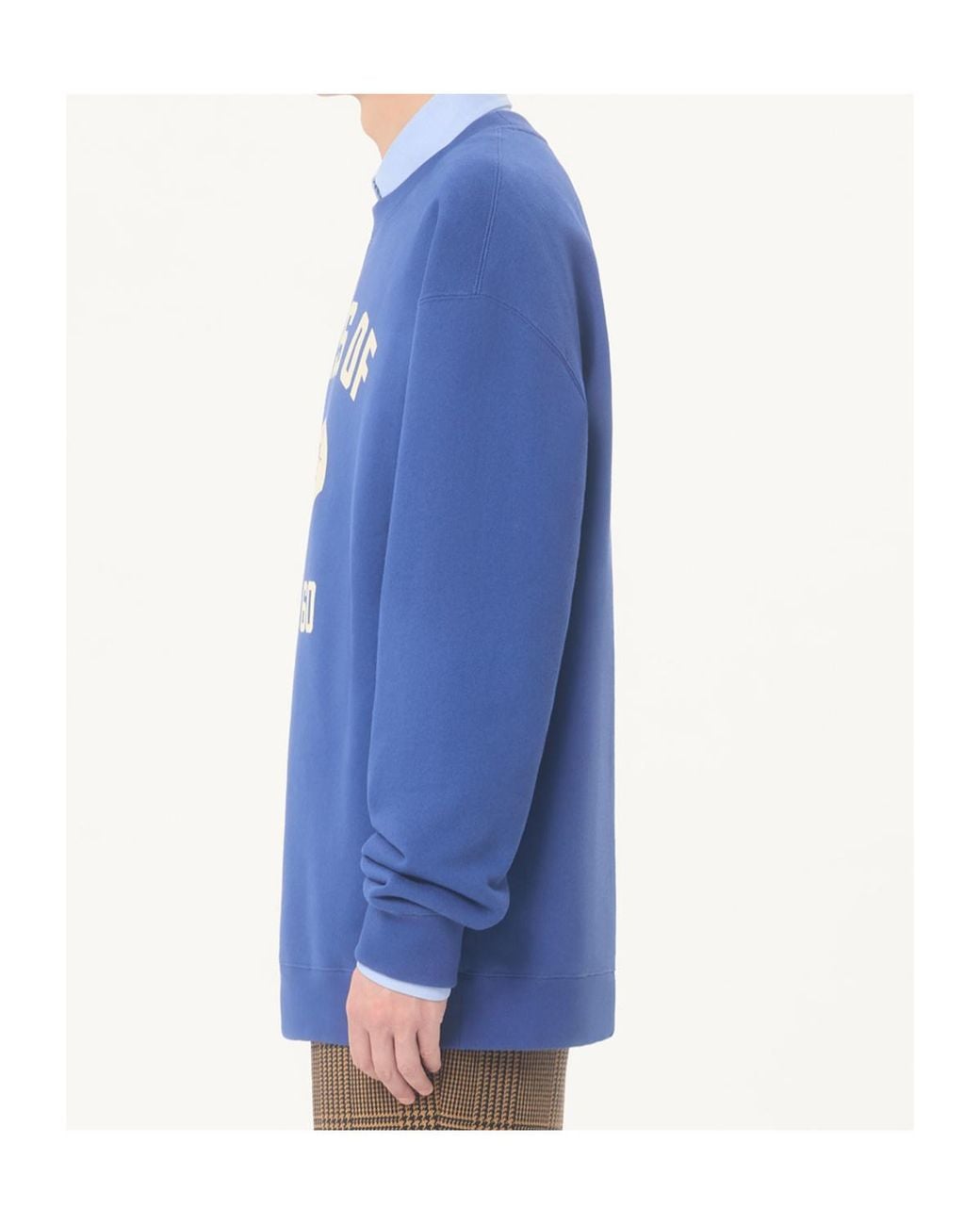 Valentino Blue Animal Printed Crewnek Sweatshirt for men