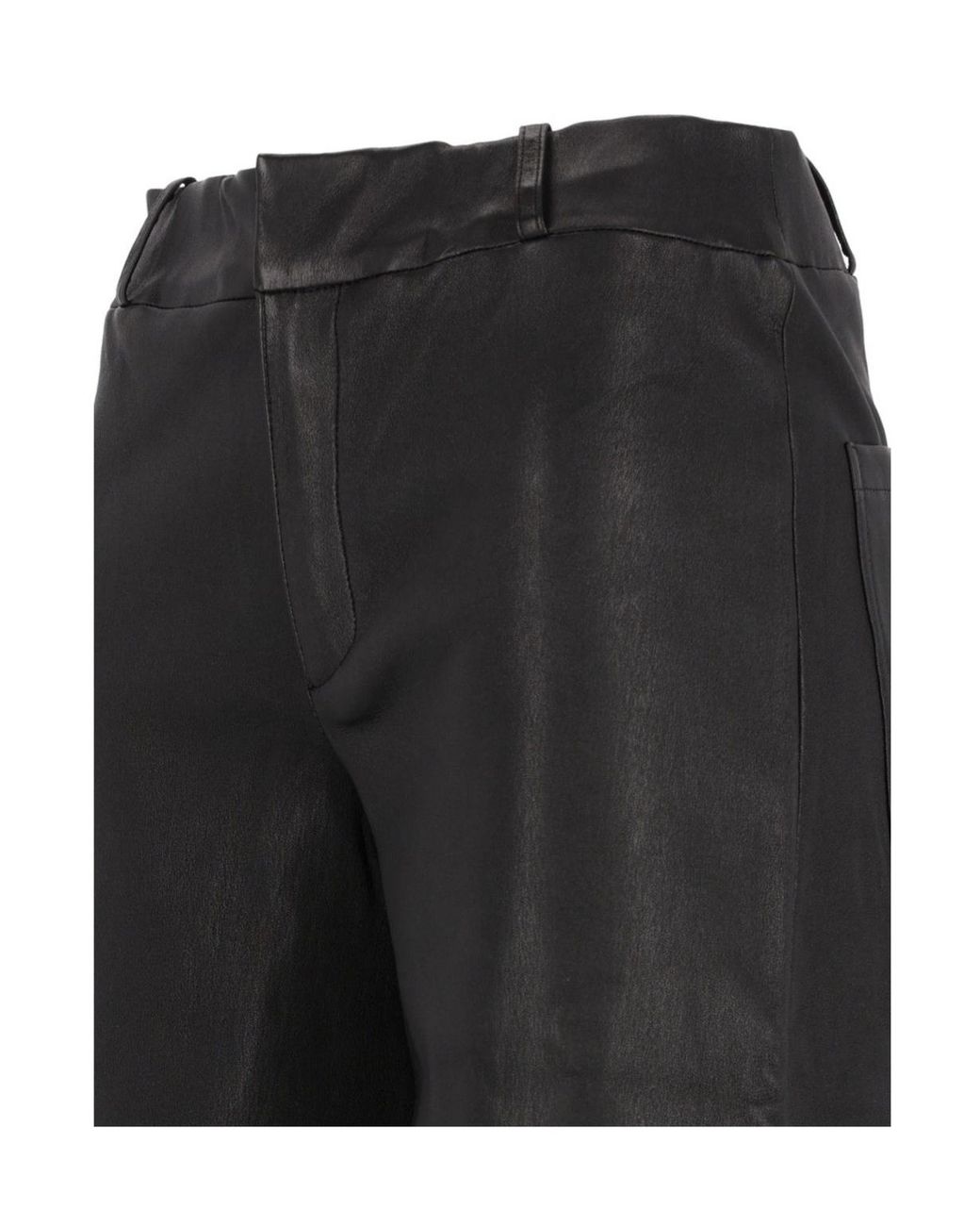 Arma Black Marina Stretch Wide-Leg Pants