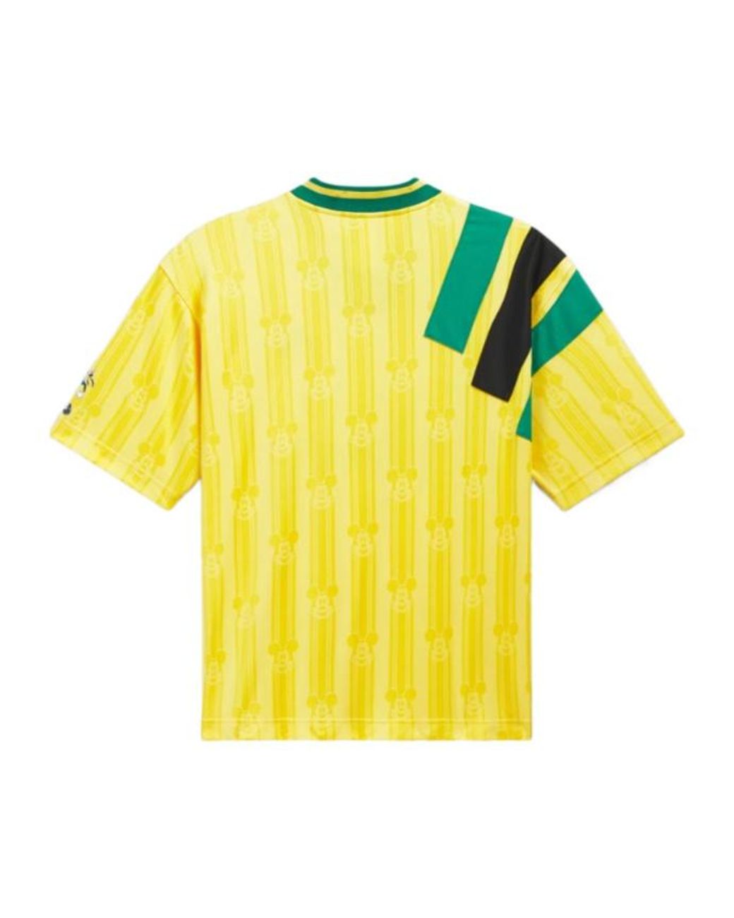 Adidas Yellow Originals Brain Dead Disney Logo T-Shirt for men