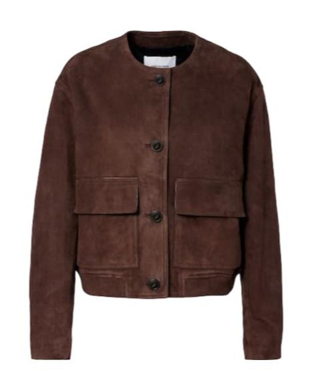 Yves Salomon Brown Suede Jacket