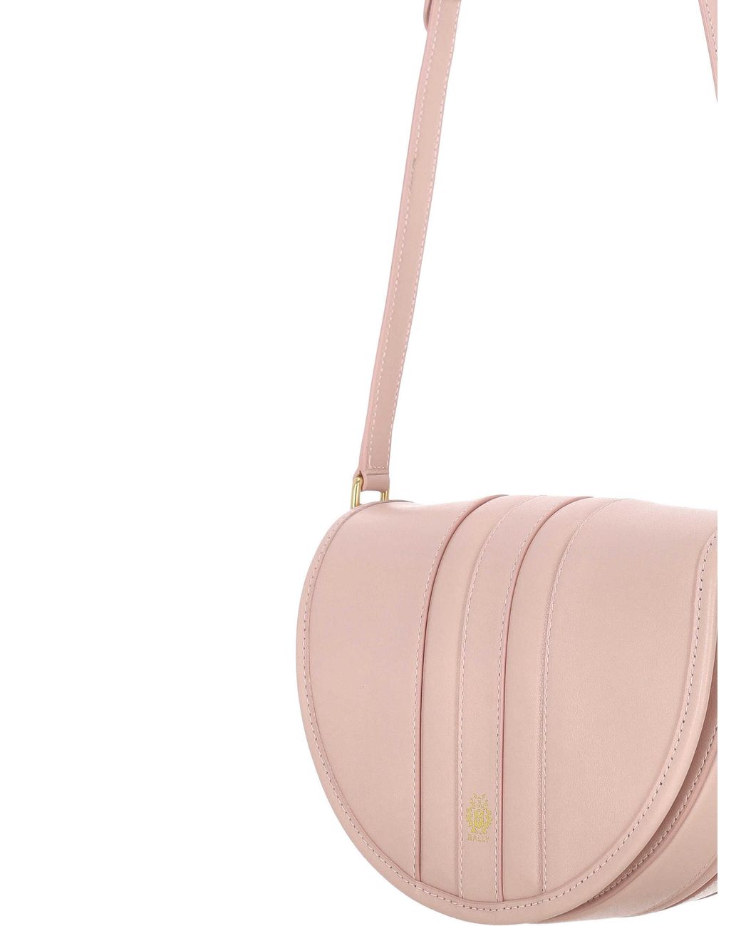 Bally Pink Logo Crossbody Bag