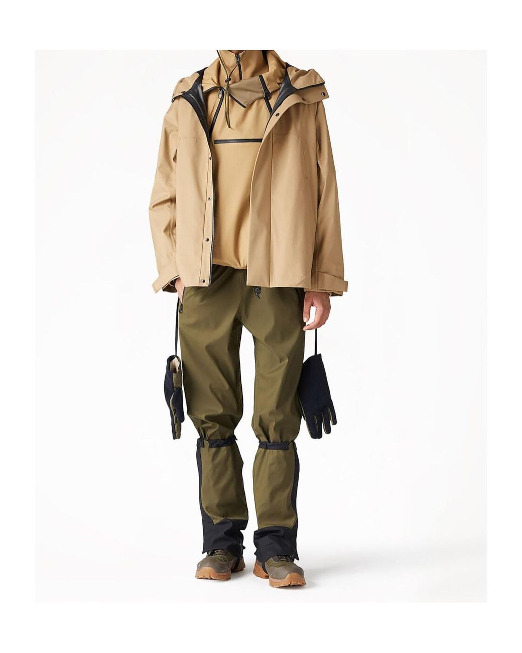 Loro Piana Natural Nirmal Wool Hooded Casual Jacket for men