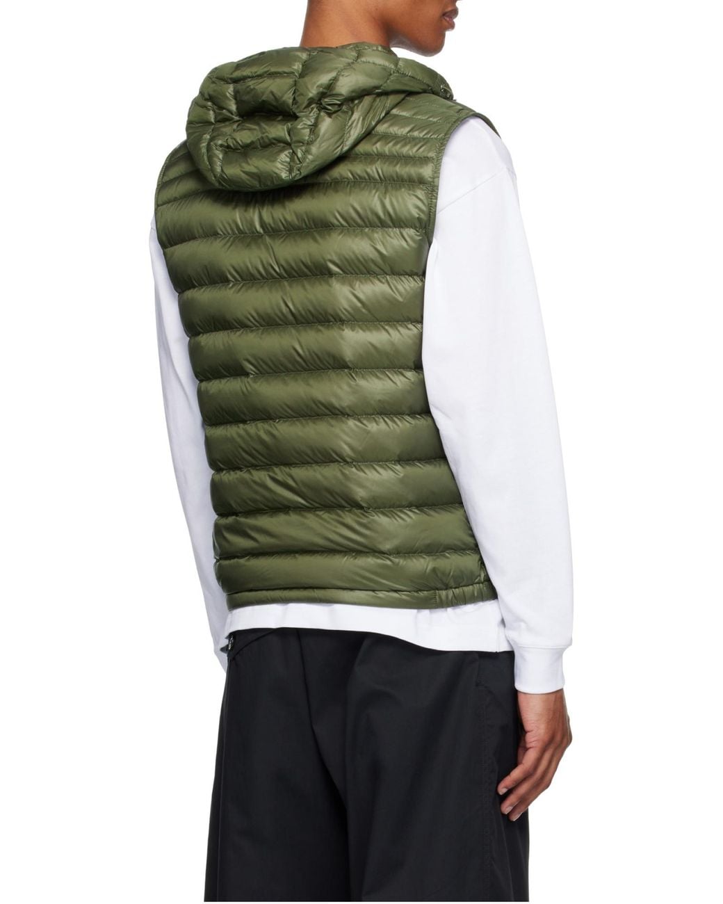 Moncler Green Orant Padded Gilet for men