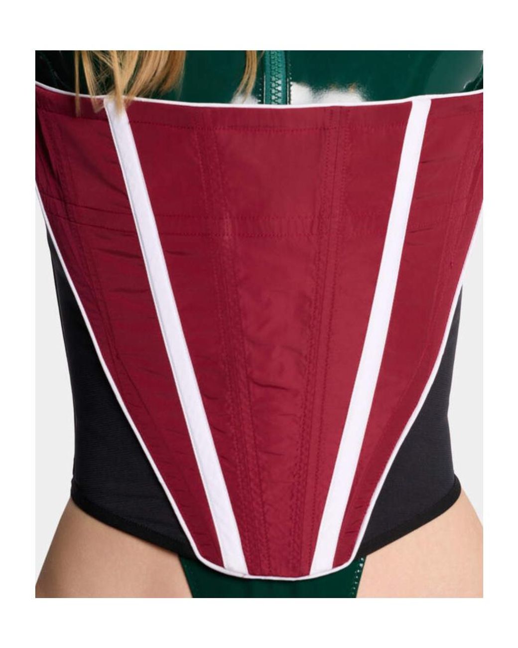 DSquared² Red Ski Pass Panelled Corset