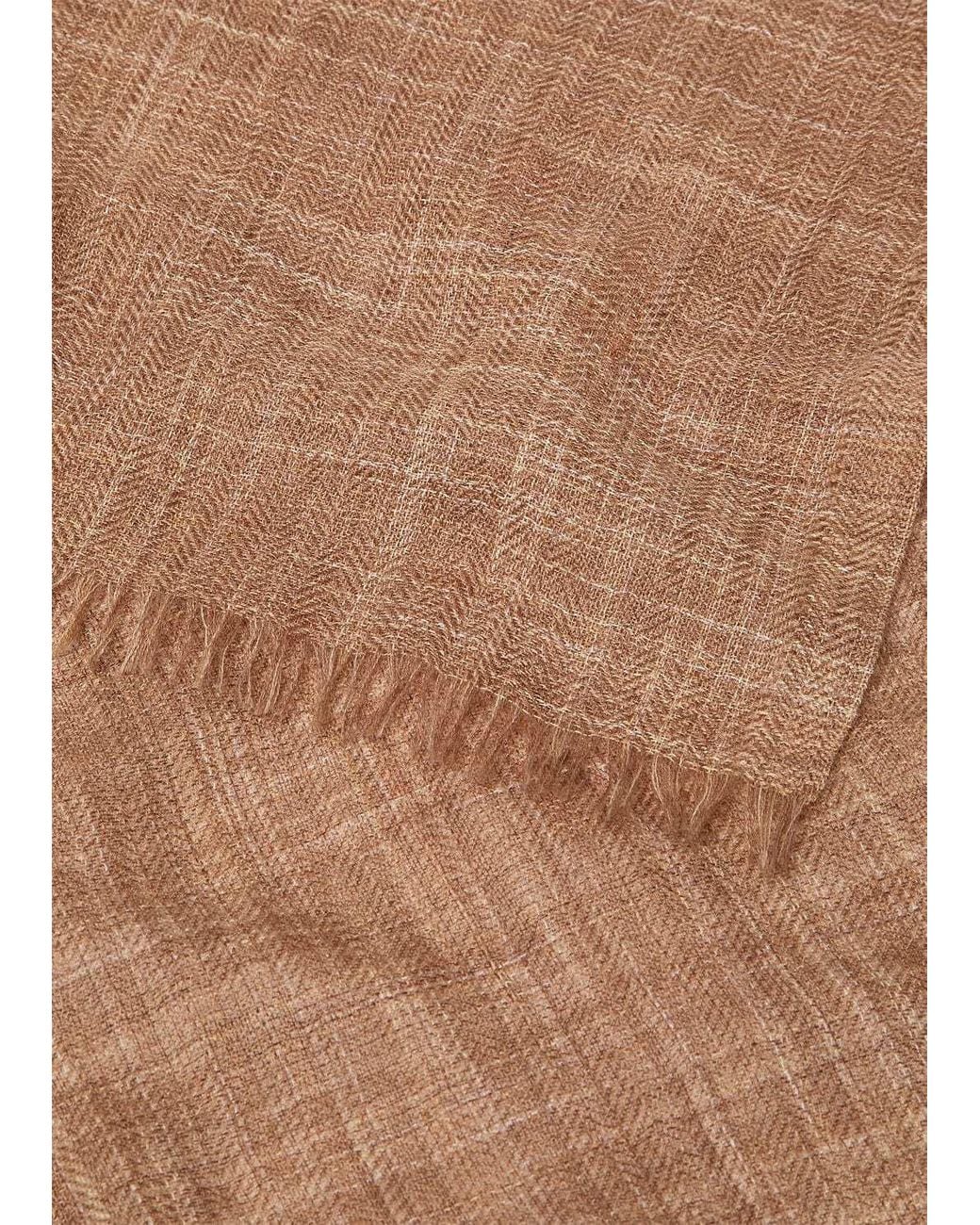 Loro Piana Brown Brina Scarf for men