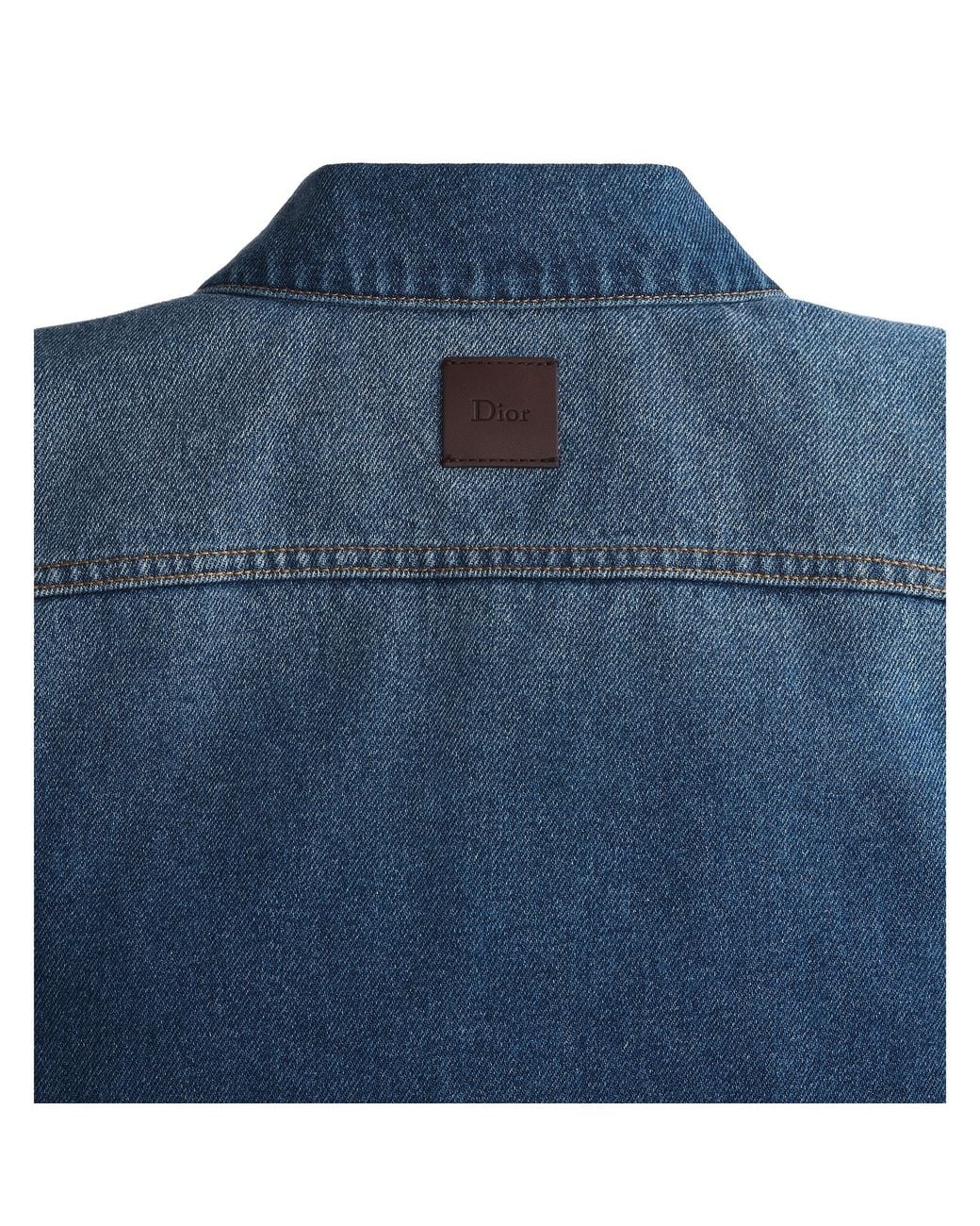 Dior Blue Cropped Jacket