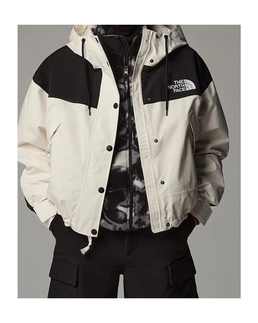 The North Face Black Logo Embroidered Hooded Jacket