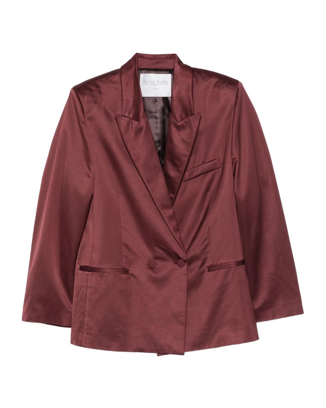 Forte_forte Red Long-Sleeve Blazer