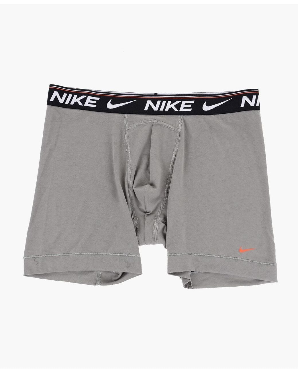 Nike Black Dri-Fit Logo Elastic Waistband Boxers 3-Pack for men