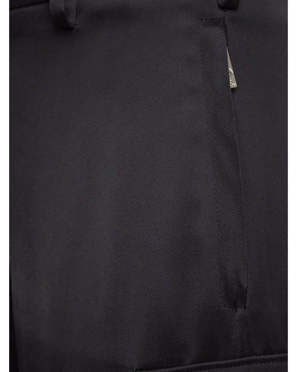 Versace Black Work Casual Pants