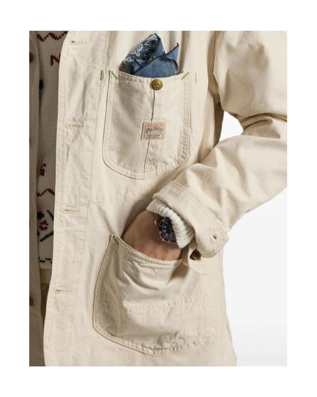 Polo Ralph Lauren Natural Waldron Workwear Jacket for men