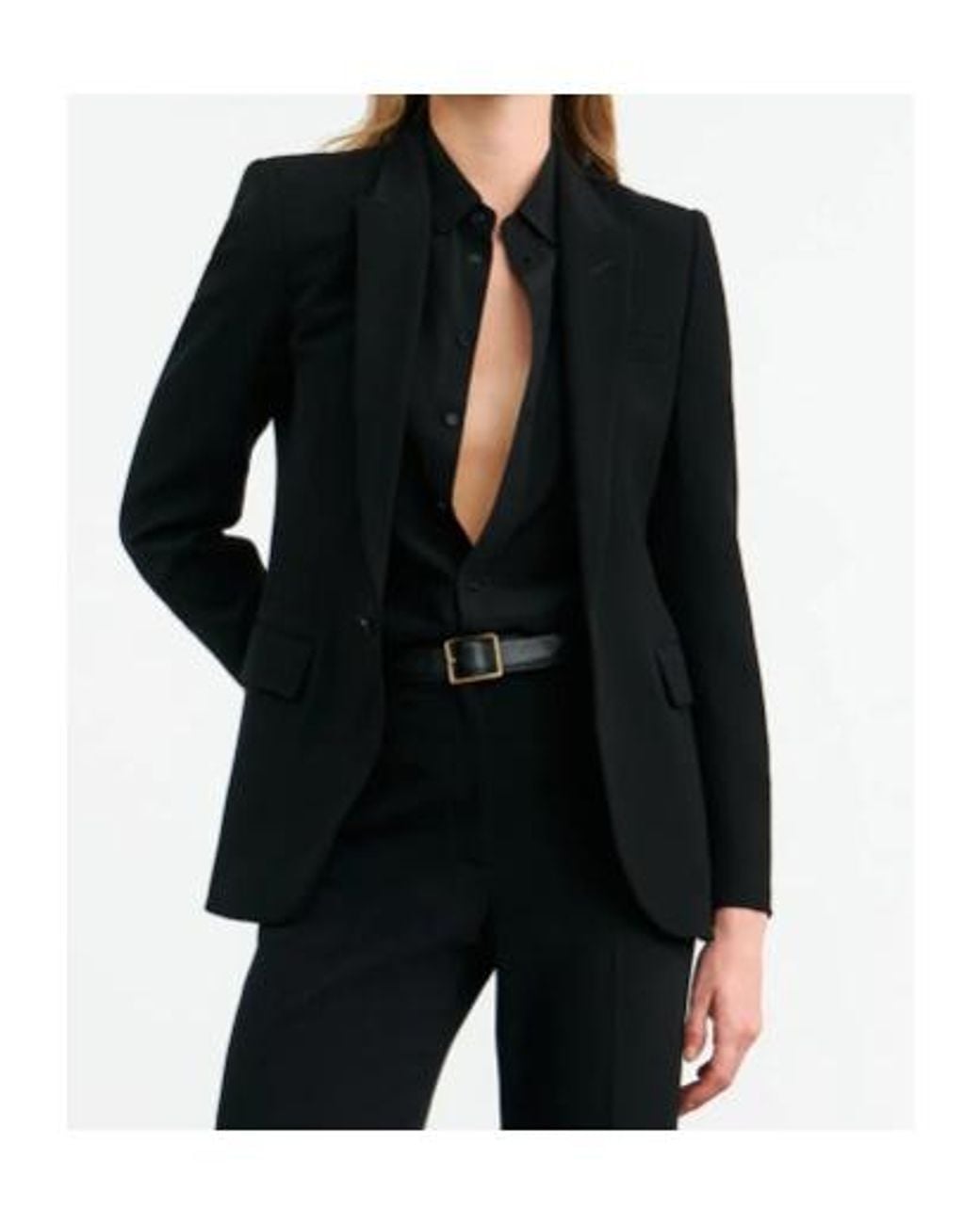 Nili Lotan Black Anabel Blazer