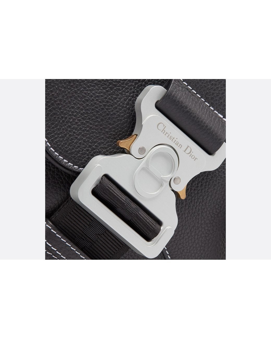 Dior Black Saddle Bag for men