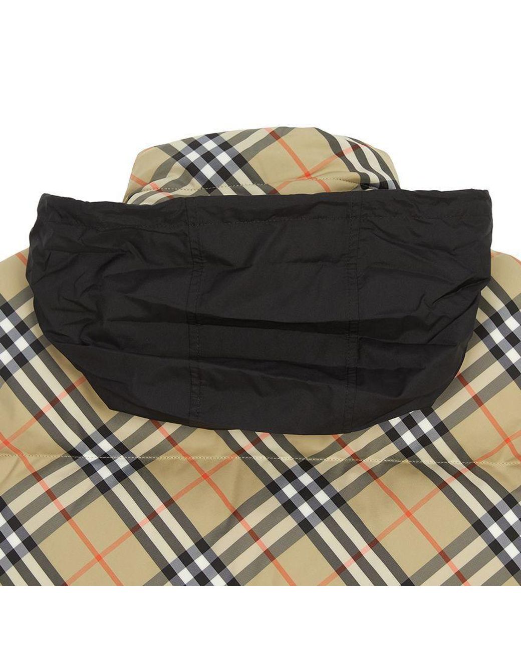 Burberry Metallic Check Puffer Gilet