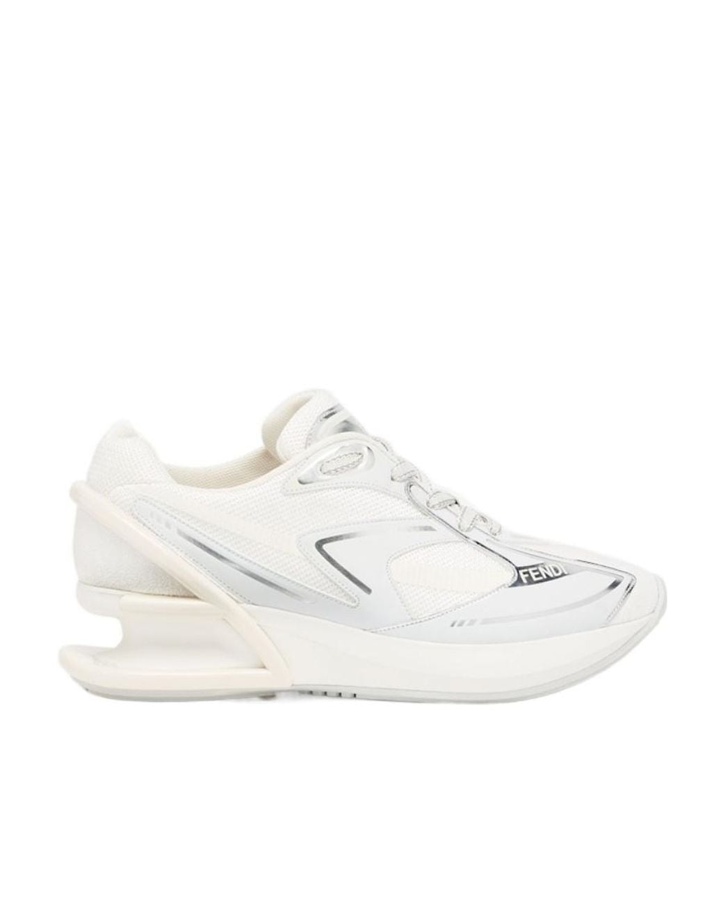 Fendi White First 1 Low-Top Sneakers