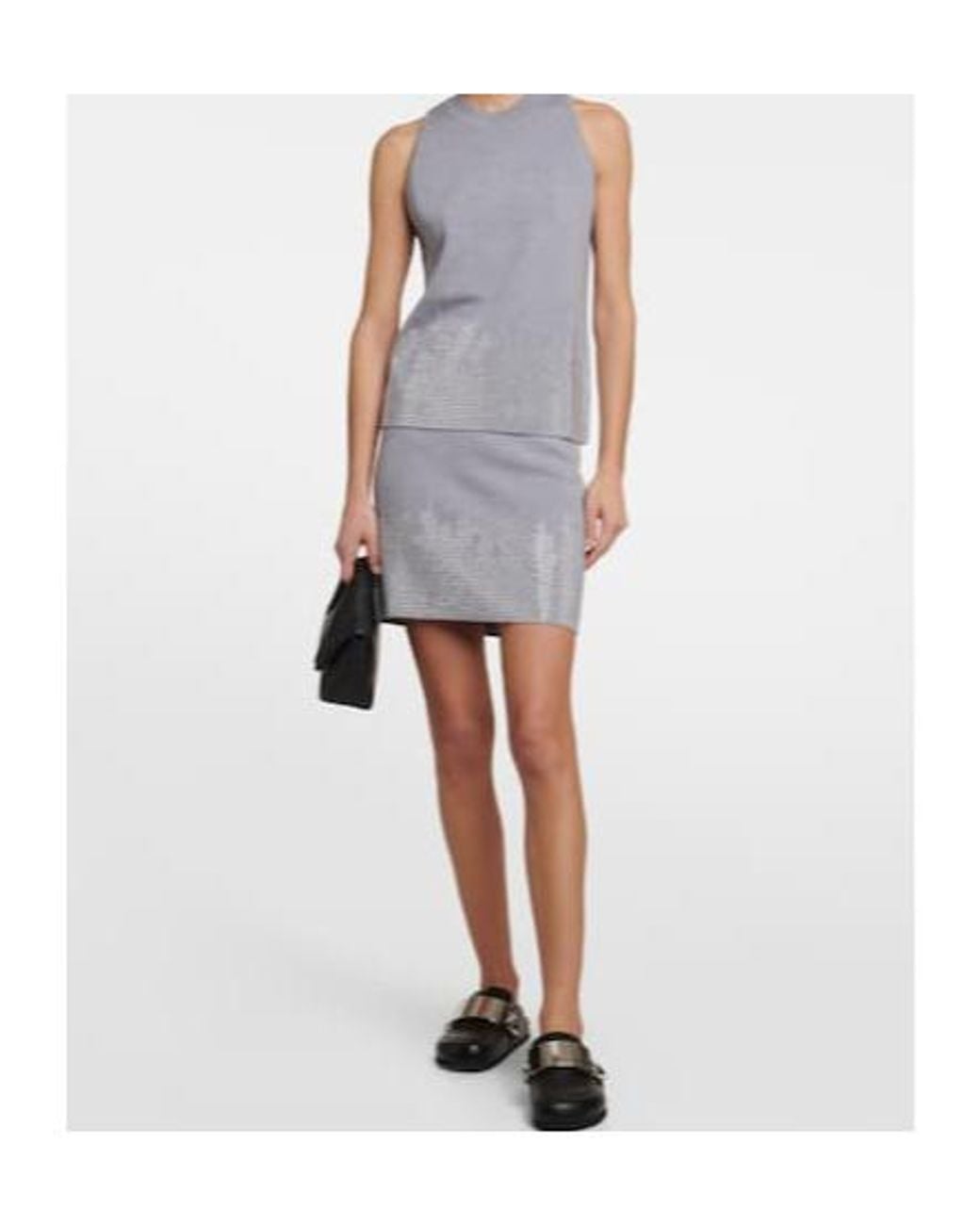 J.W. Anderson Blue Embellished Wool Top