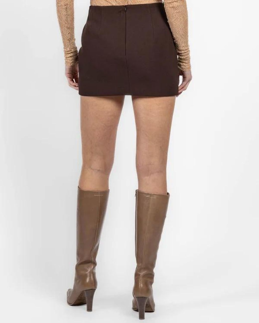 Wardrobe NYC Black Contour Mini Skirt