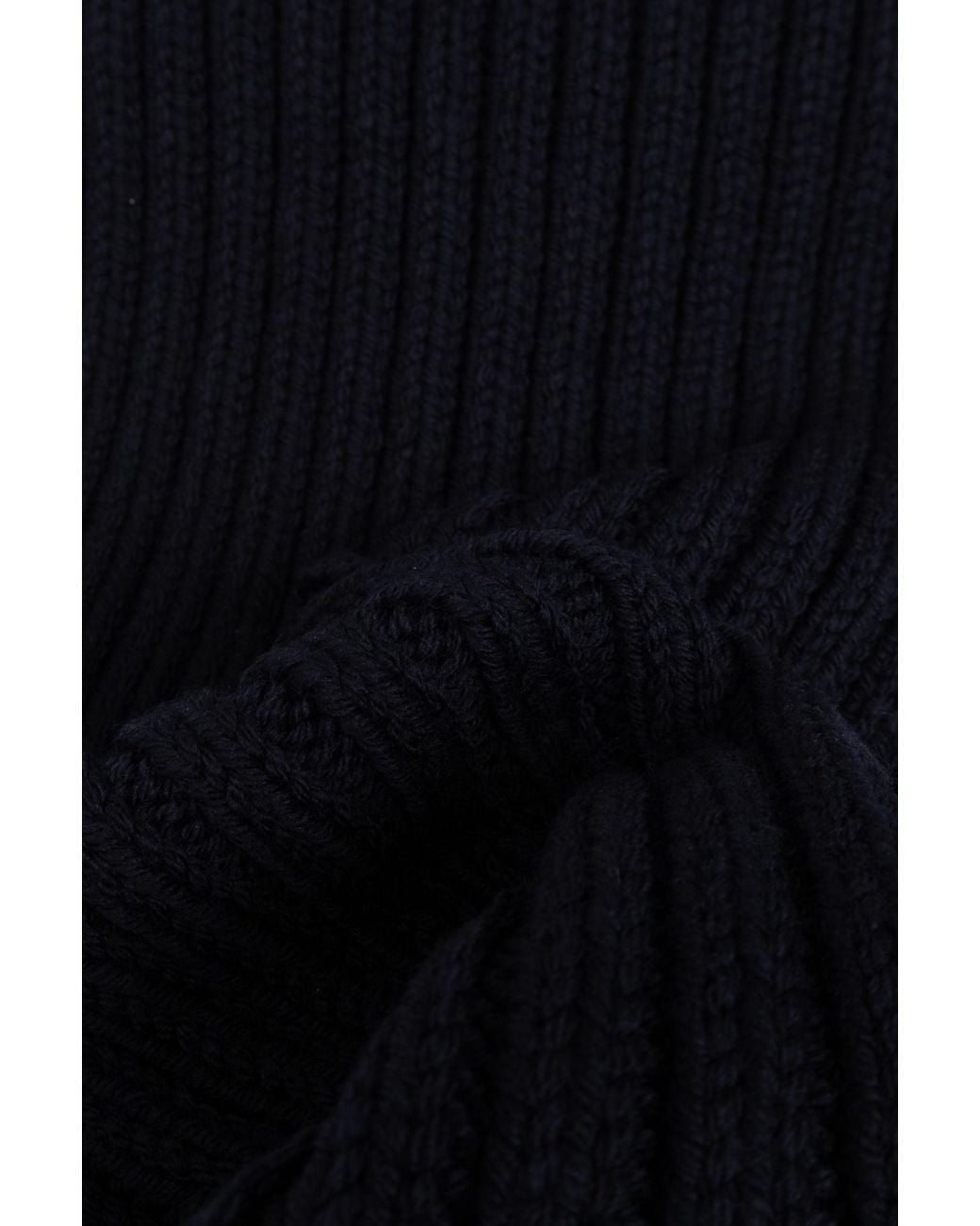 DSquared² Black Logo Patch Knitted Scarf for men