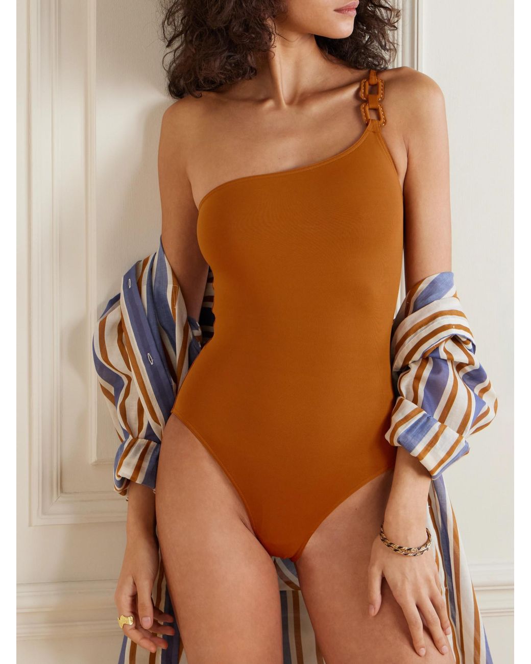 Eres Brown One-Piece Swimsuit