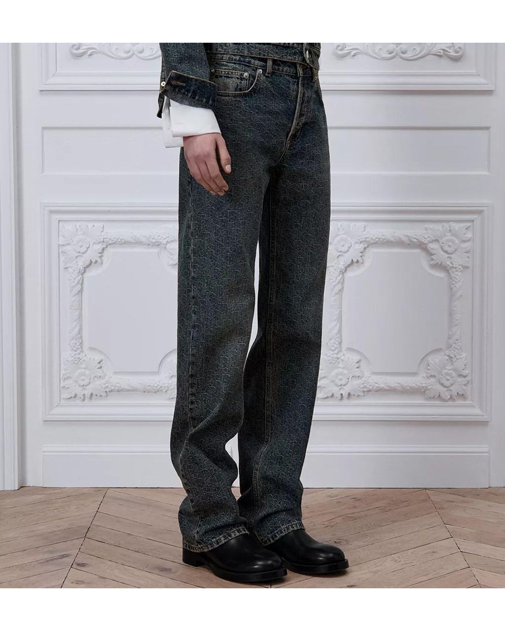 Dior Gray Regular-Fit Jeans