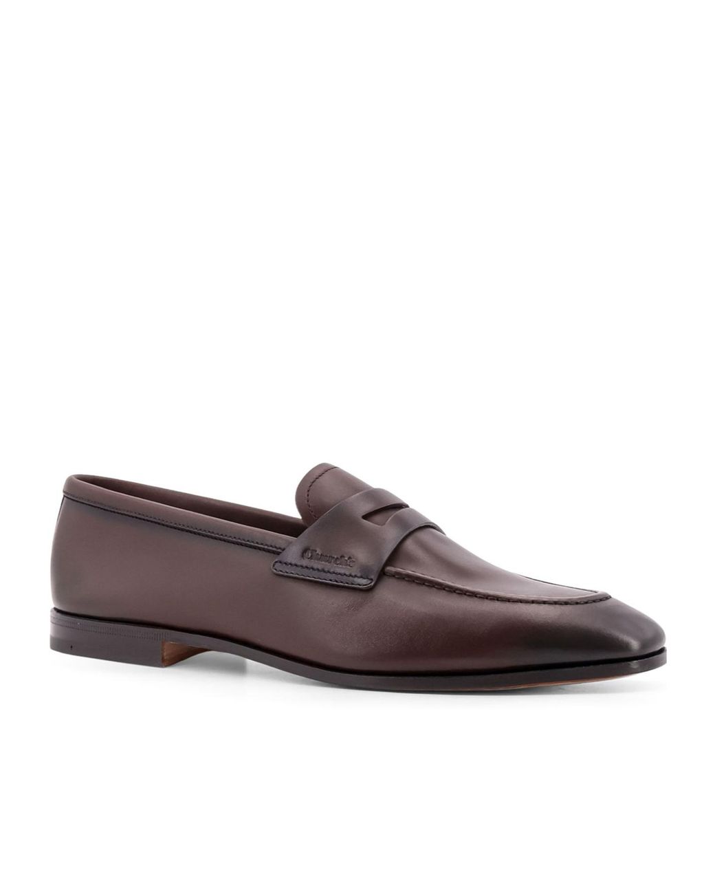 Church's Brown Logo Embossed Loafers for men