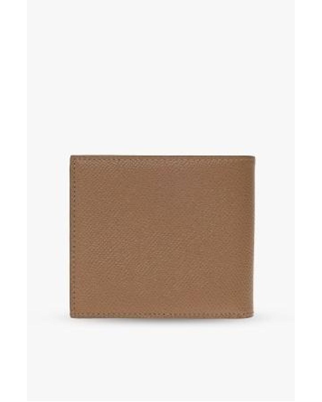 Dolce & Gabbana Brown Logo Plaque Bi-Fold Wallet for men