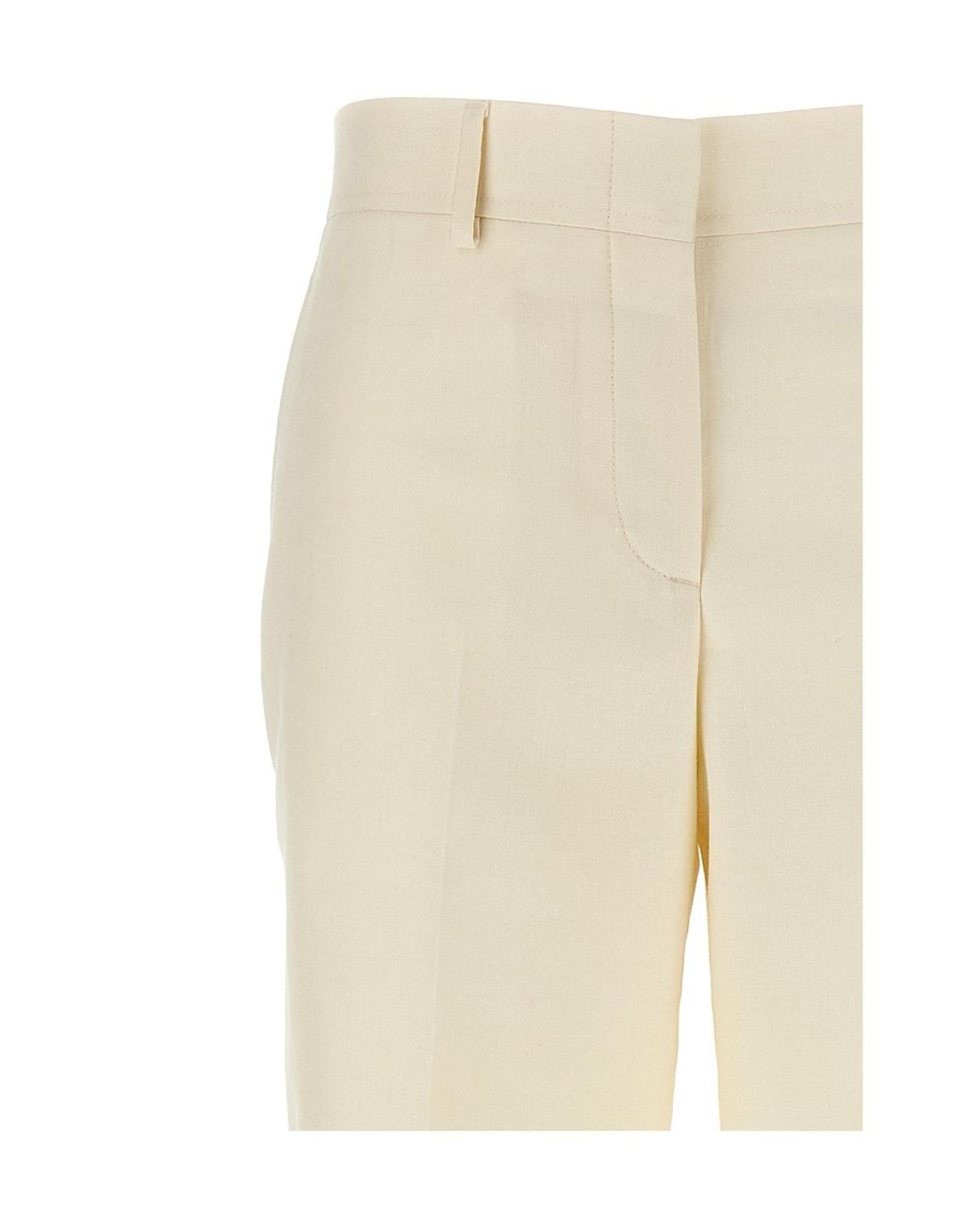 Brioni Natural Herringbone Palinuro Pants