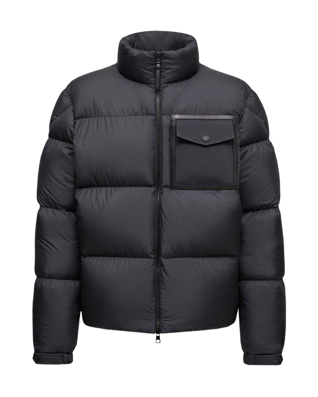 Moncler Black Chinon Square-Quilted Short Puffer Jacket for men