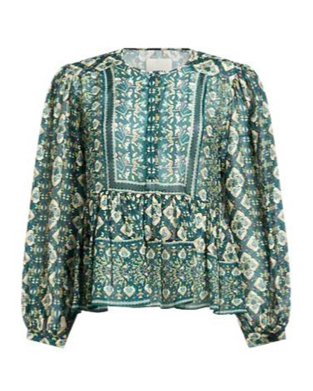 Isabel Marant Green Minimalist Solid Knit Sweater