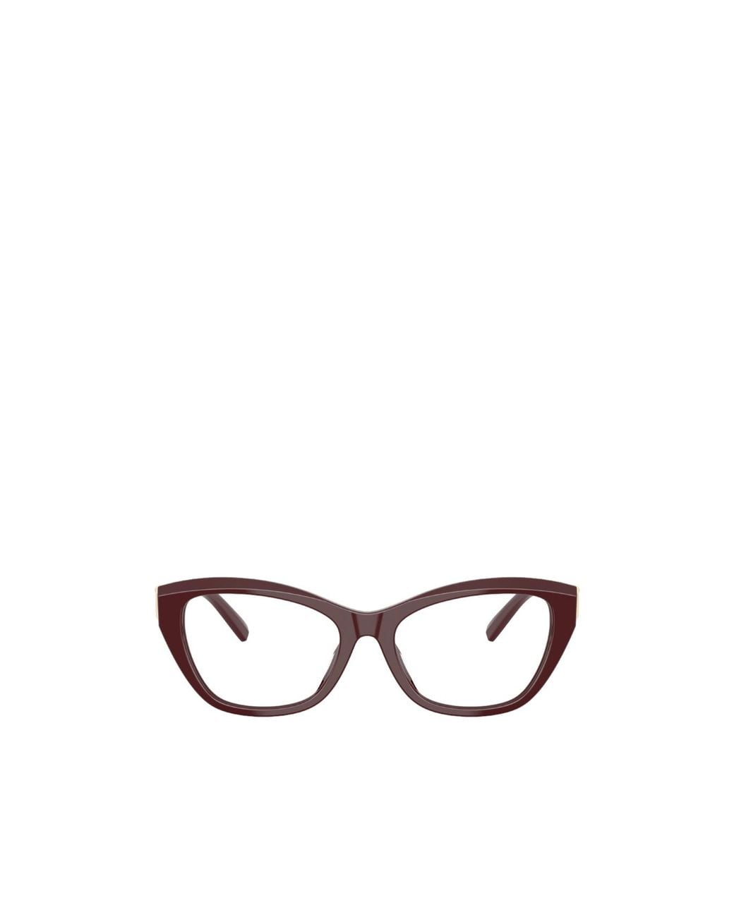 Tiffany & Co White Cat-Eye Frame Glasses