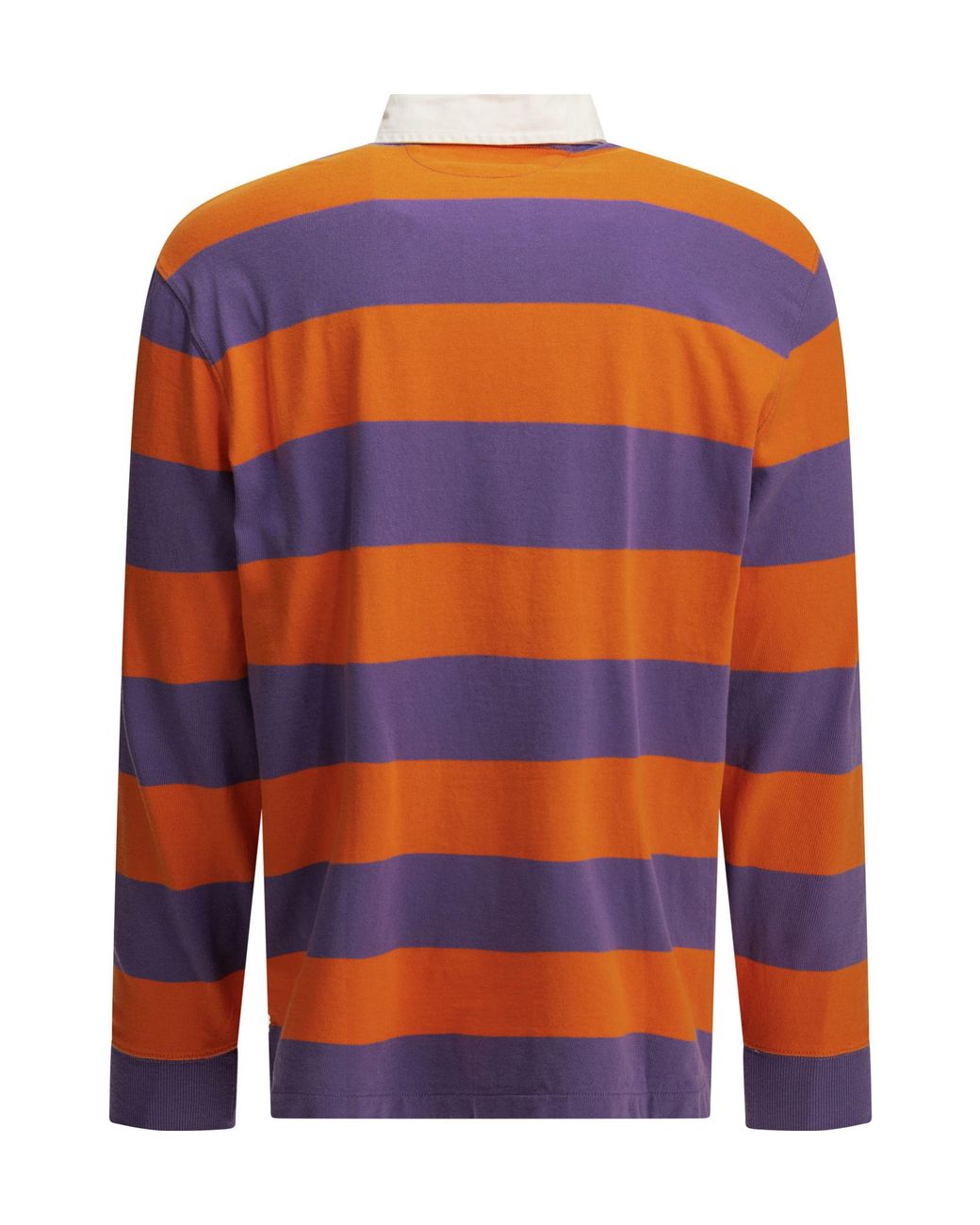 Polo Ralph Lauren Orange Stripe Rugby Polo Shirt for men