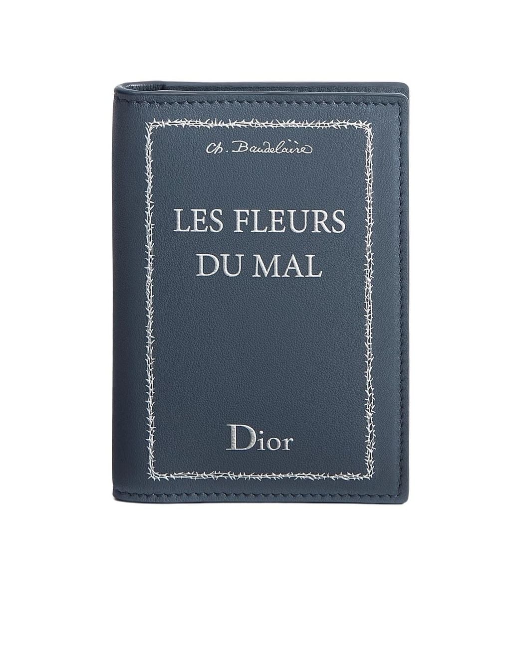 Dior Blue Passport Cover for men