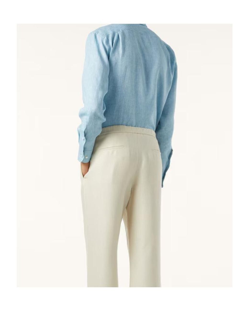 Loro Piana Blue Andre Shirt for men